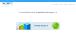 Desktop Screenshot of benilimp.com